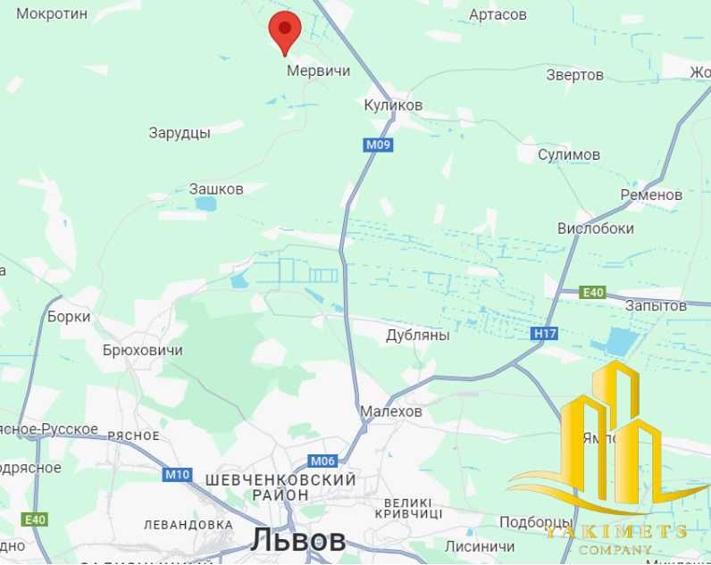 Продаж земельної ділянки під житлову забудову, площа 17.03 сотки