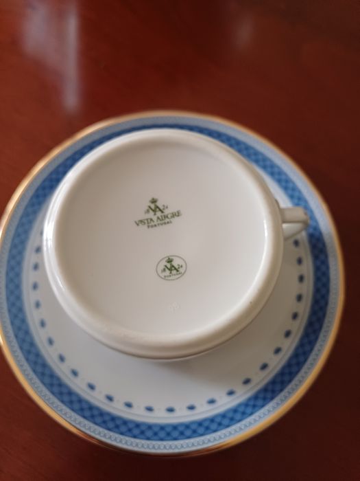 Conjunto chá/café  vista alegre cozinha velha
