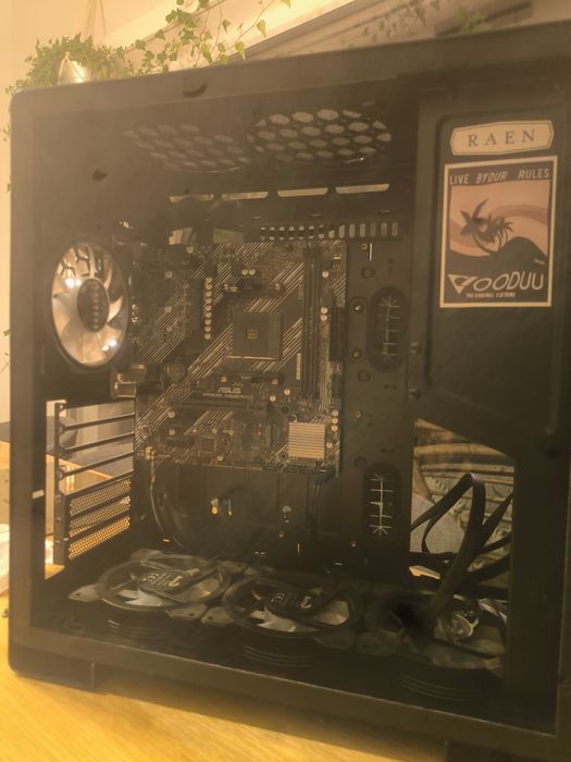 Atx jonsbo U5 + motherboard + fans