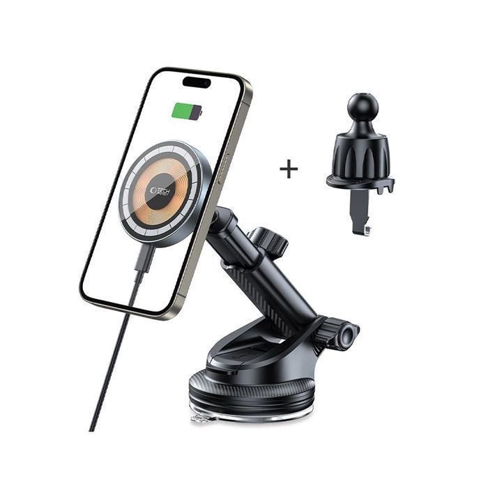 Uchwyt samochodowy Tech-Protect MM15W MagSafe z ładowarką indukcyjną