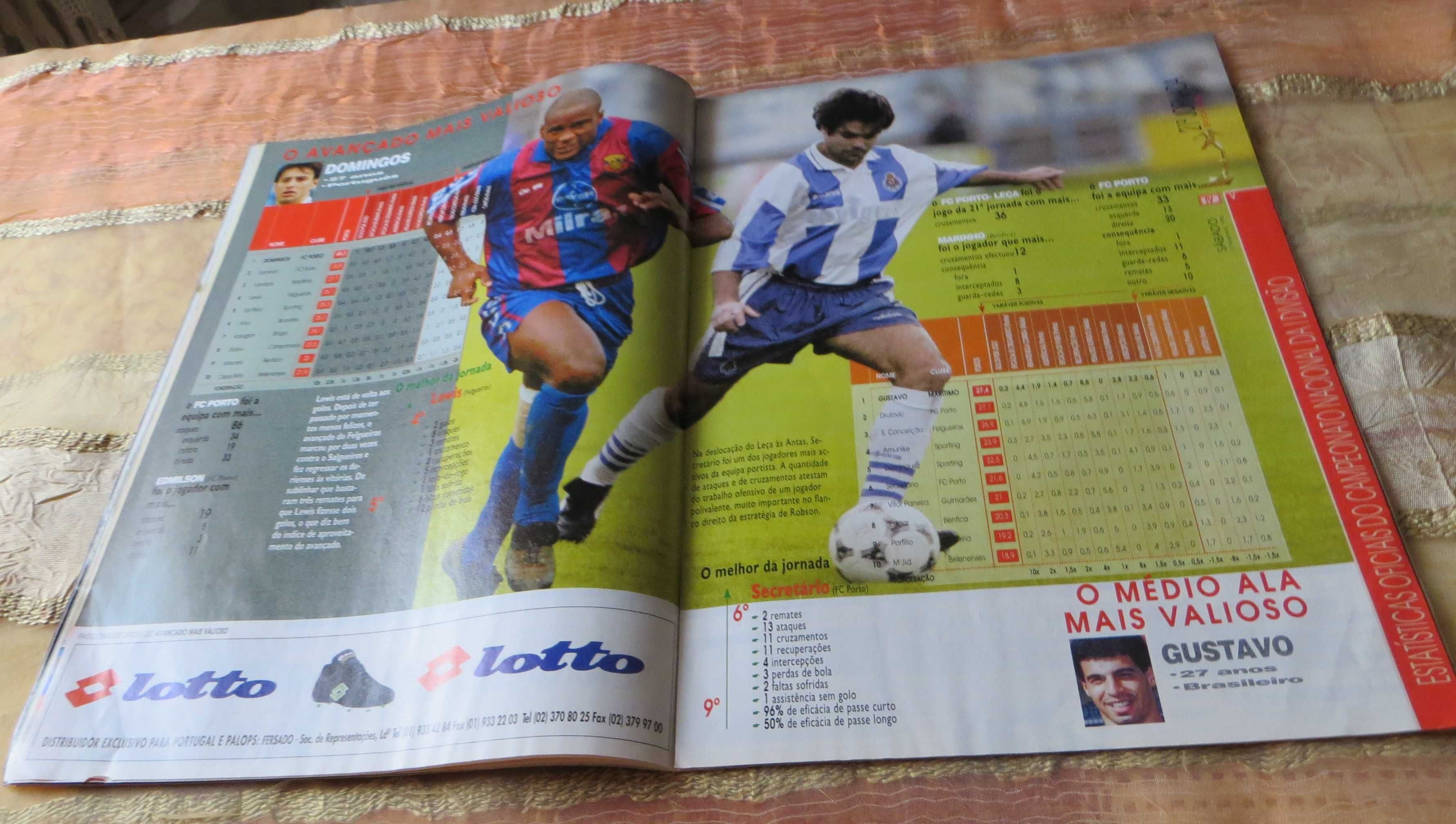 Revista  futebol Jogo Estrelas - Nelo Vingada Nº 23 -1996