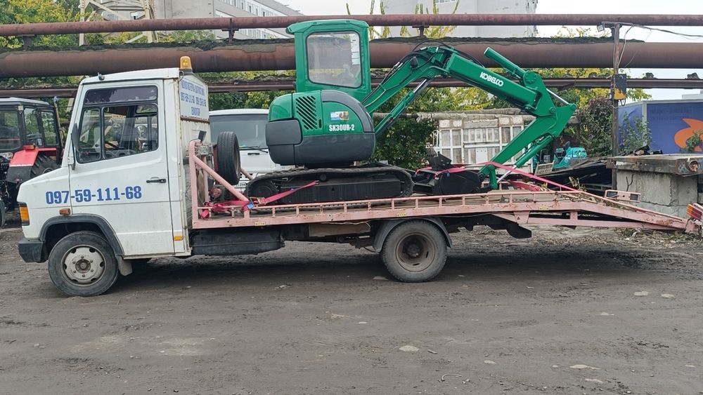 Міні ексковатор  послуги евакуатором е трасошукач труб е електромолот