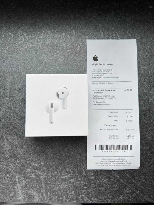 AirPods 4 Нові ANC є Чек і Гарантія
