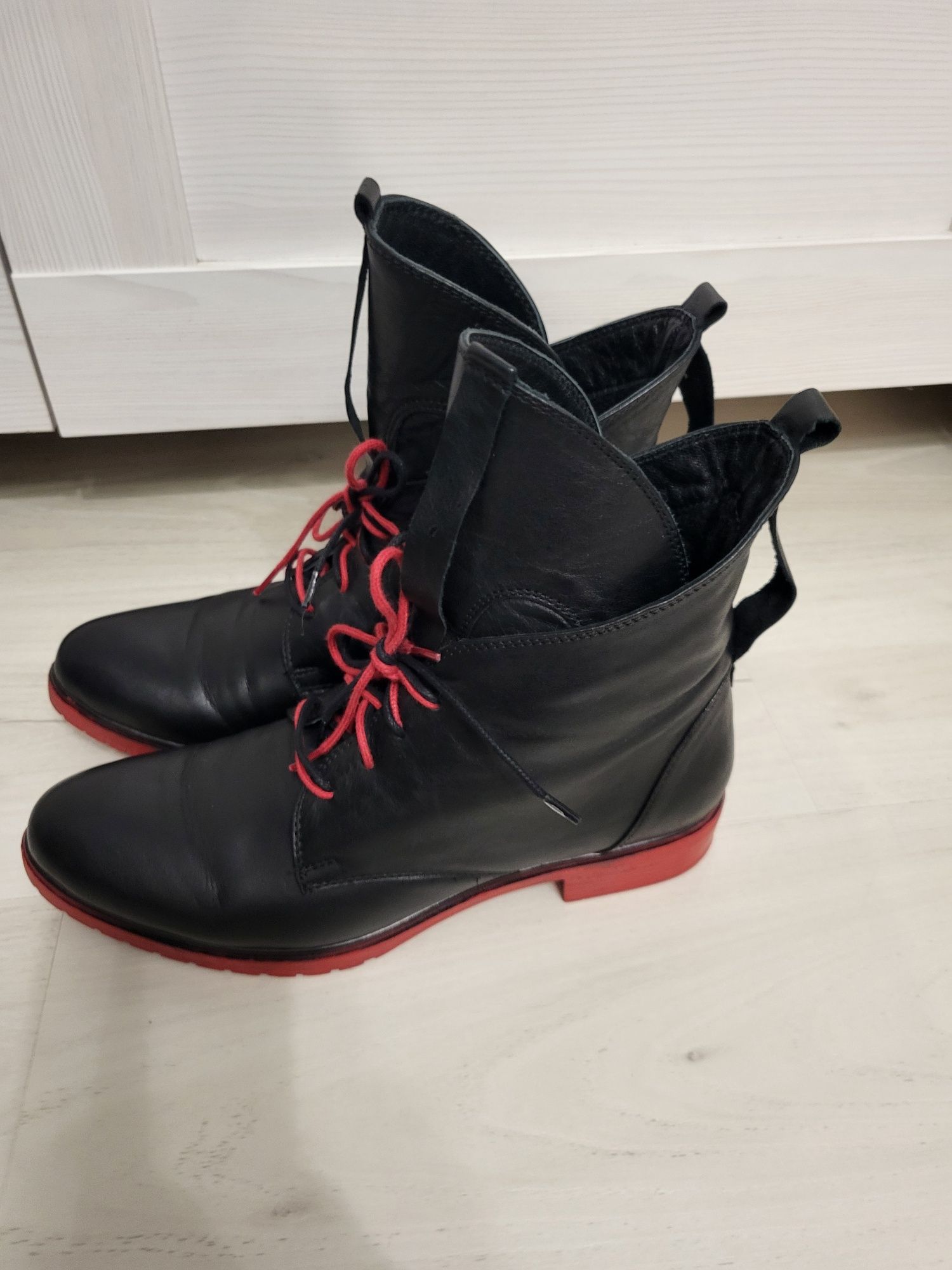 Oryginalne skórzane buty damskie Artiker r.38 skóra naturalna