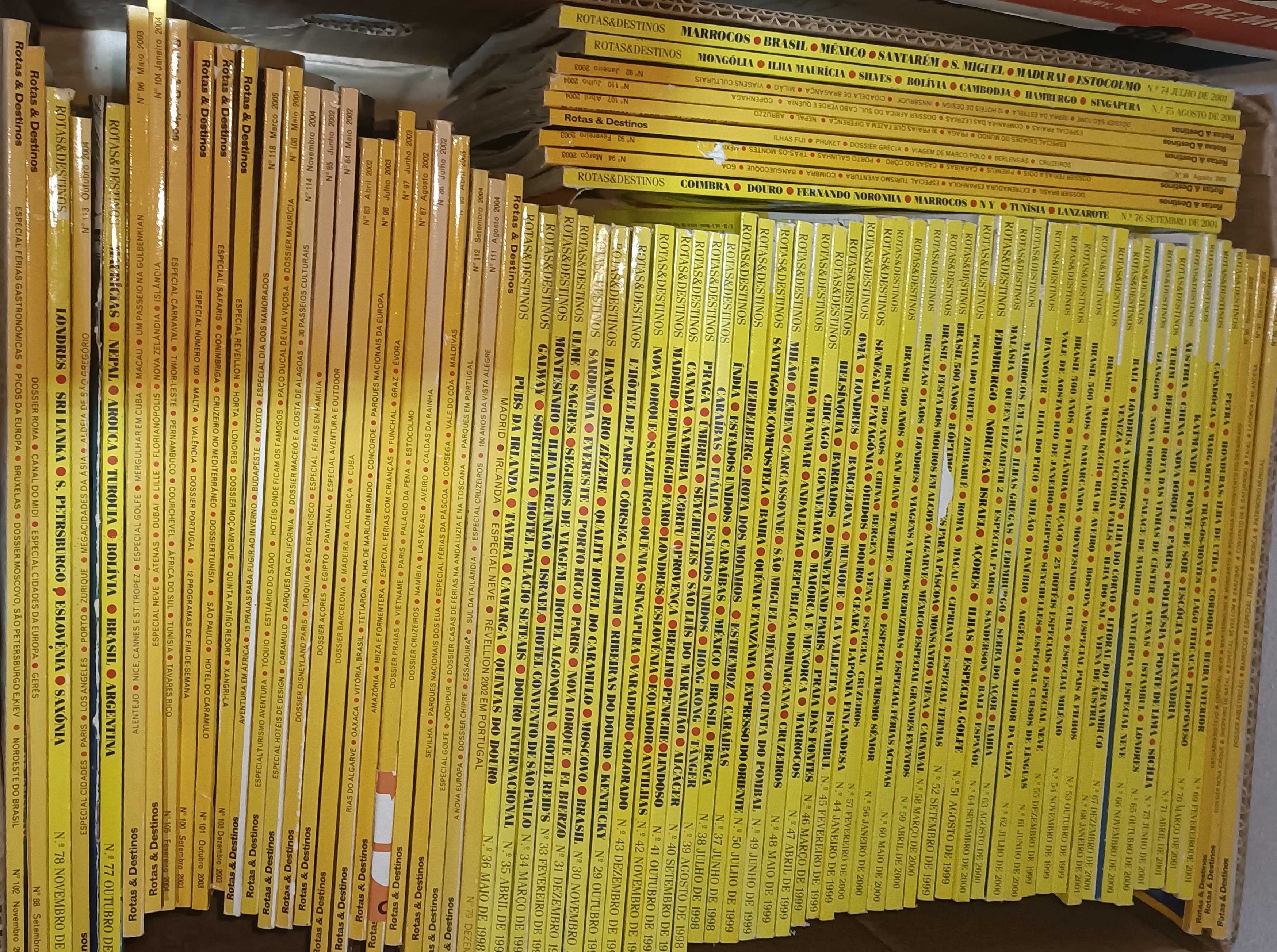 Rotas & Destinos, lote de 75 revistas