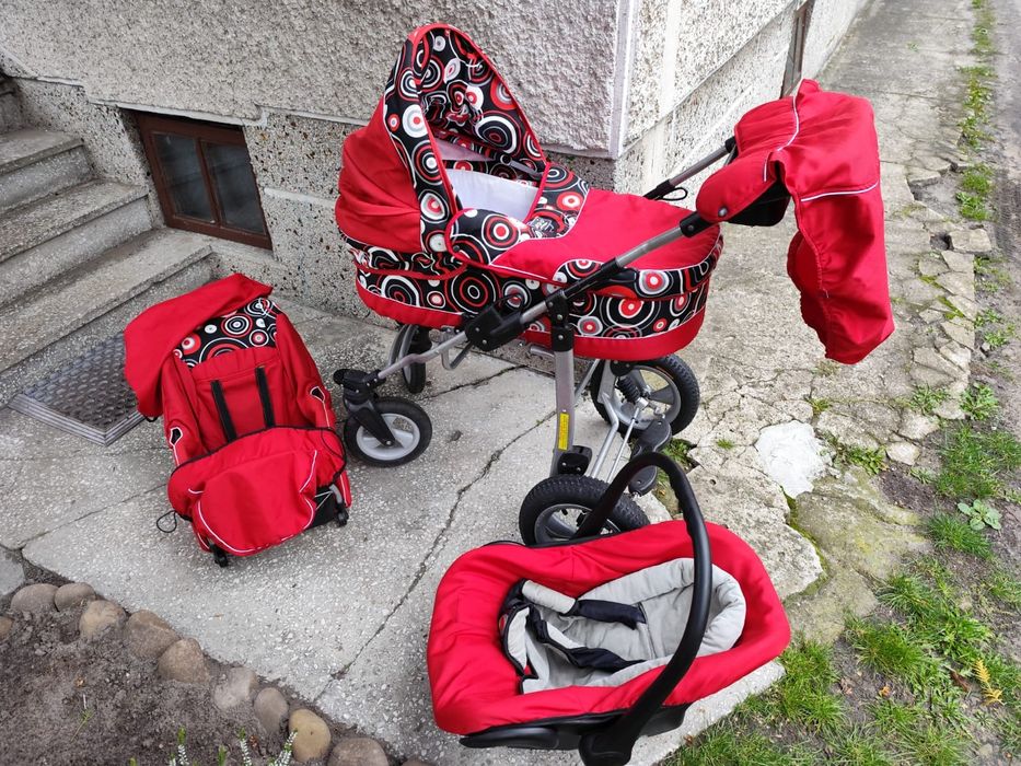 Wózek dziecięcy 3 w 1 Mikado – bardzo dobry stan