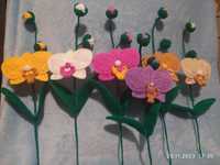 Квітка" Орхідея "гачком,ручна робота