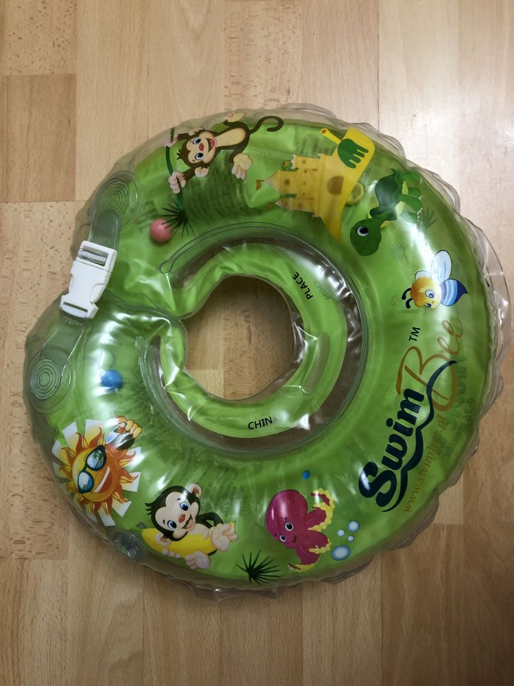Продам круг для купания малыша SwimBee зеленый