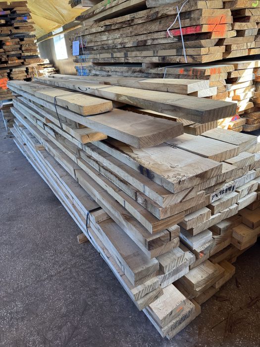 Tacica dębowa sucha 50mm obrzynana deski bale foszty dąb