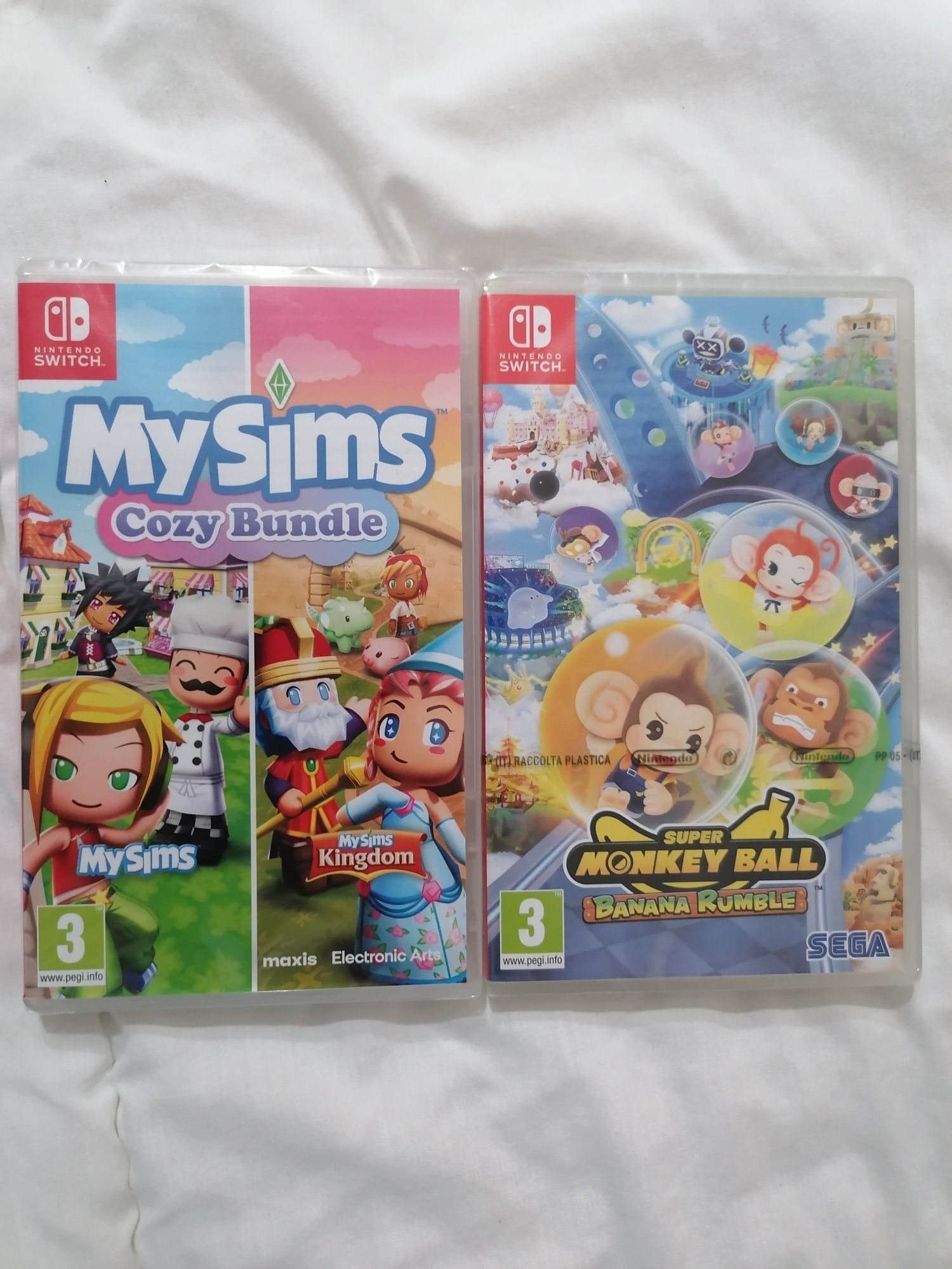 Nintendo switch jogos no plástico