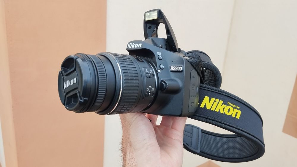 Nikon D3200+Сумка 18-55 VR ll зеркальный фотоаппарат фотокамера