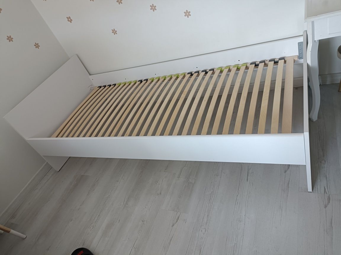 Łóżko białe z szufladą 200x90