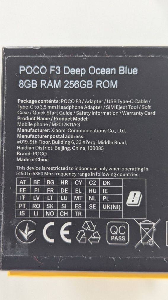 Jak nowy Poco F3 256Gb Niebieski