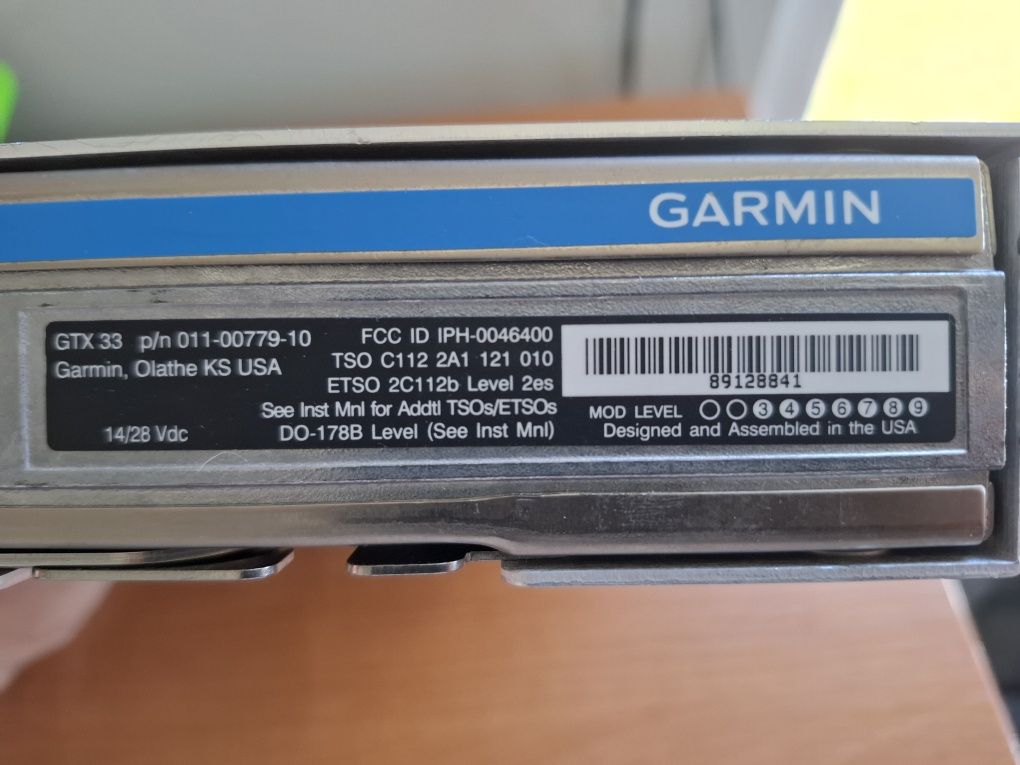 Transponder lotniczy Garmin GTX 33 Mode S