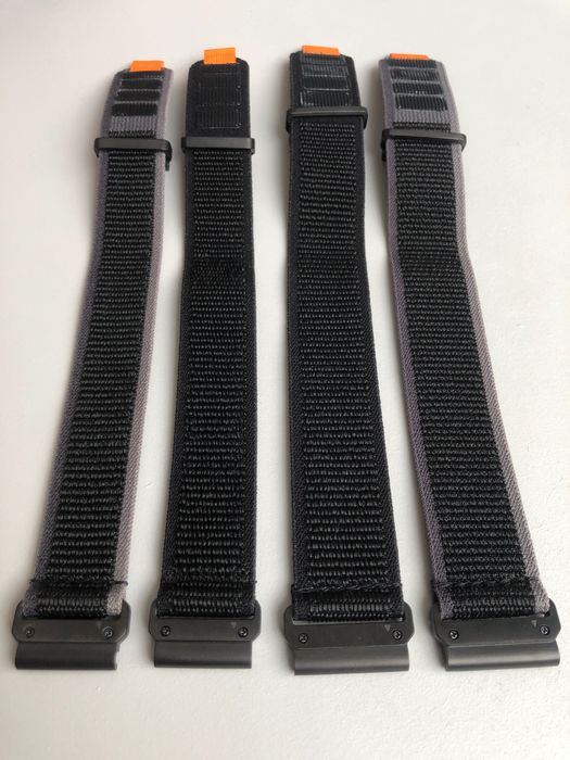 Ремінець нейлоновий Quick Fit 20 22 26 мм липучка / браслет ремешок