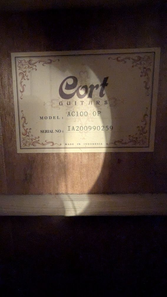 Гітара cort ac100 op