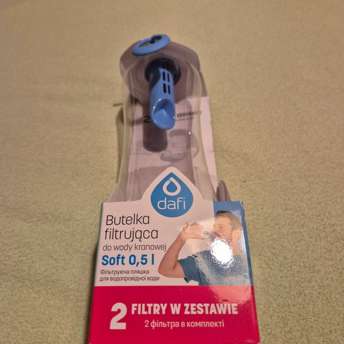 Butelka filtrująca Dafi 0,5 l+ 2 filtry nowa.