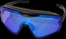 Okulary Rowerowe Tripout Infinity Ramka Czarna Szyba Niebieska 20%