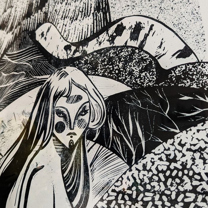 Zestaw Dyptyk 50x70 Grafiki alegrafia czarno-białe