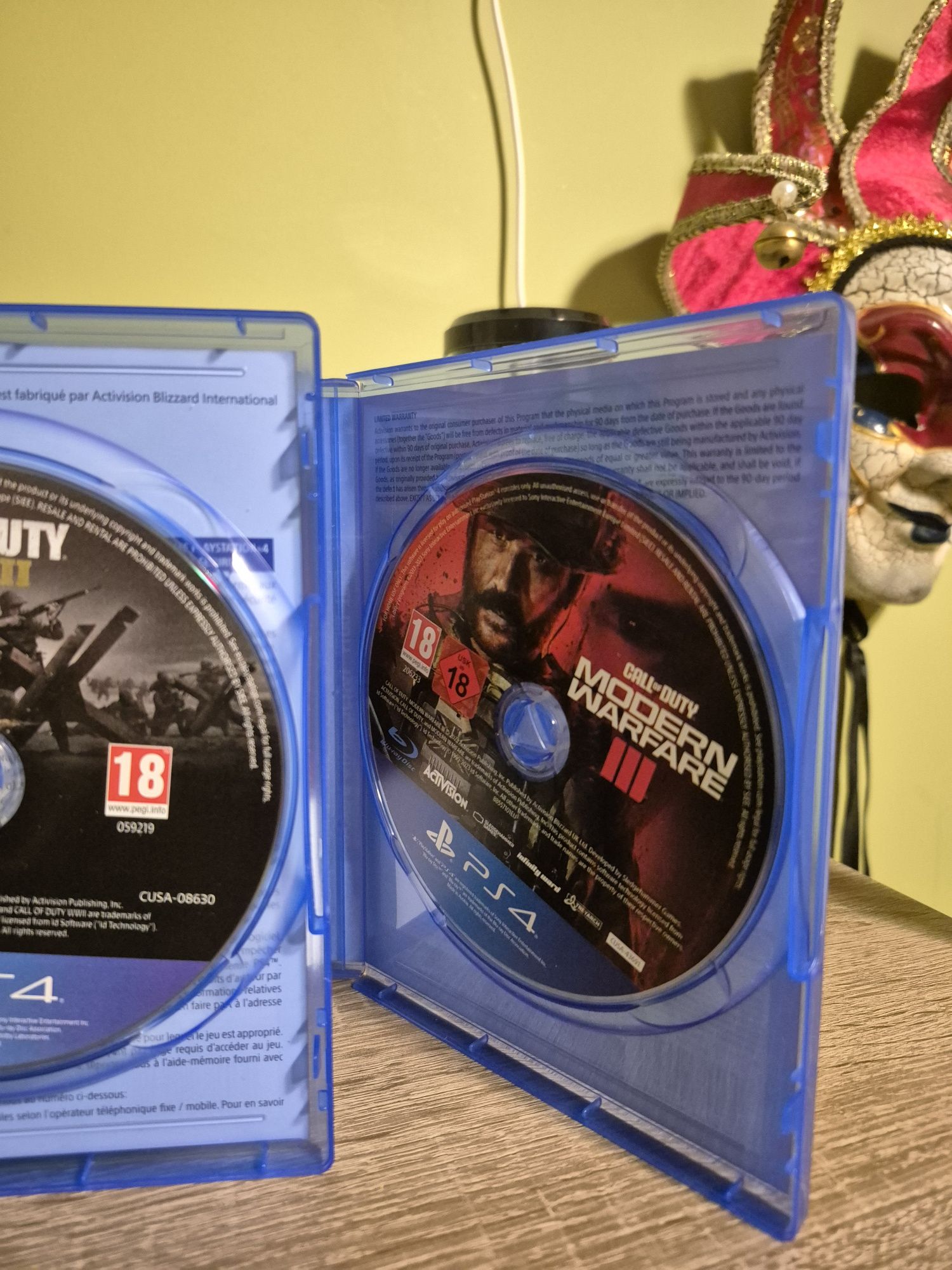 Call of duty modern warfare i Cod Ww2 na PlayStation 4 Ps5