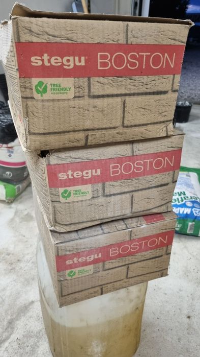 Kamień Dekoracyjny z Fugą Boston 1 Grey Stegu
