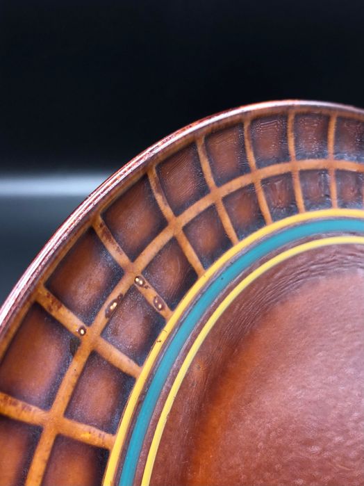 Patera/duży talerz fason Sylwia tzw. "kratka", ZPS Pruszków, PRL