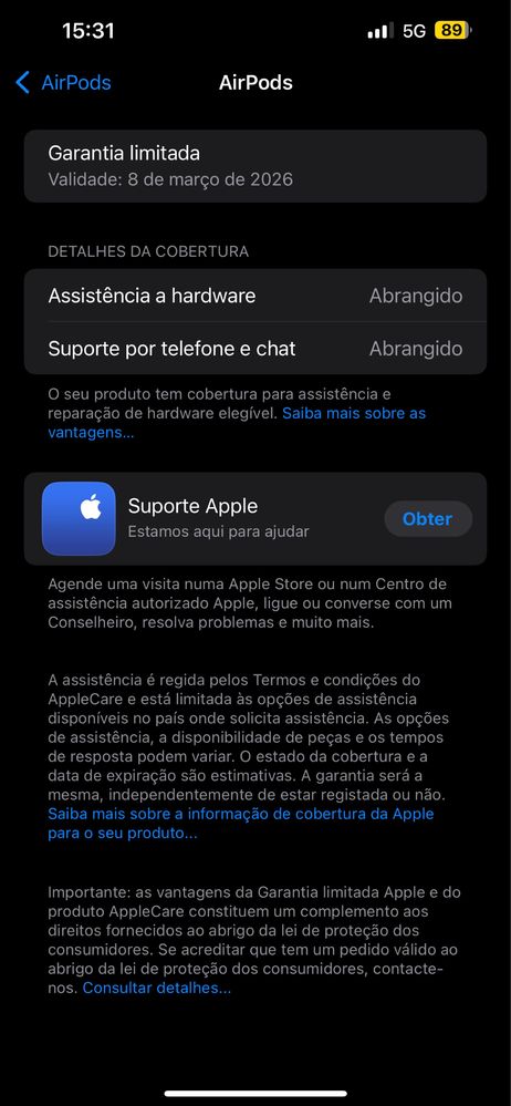 Apple Airpods 4 como novos