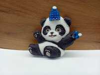 Panda z masy cukrowej