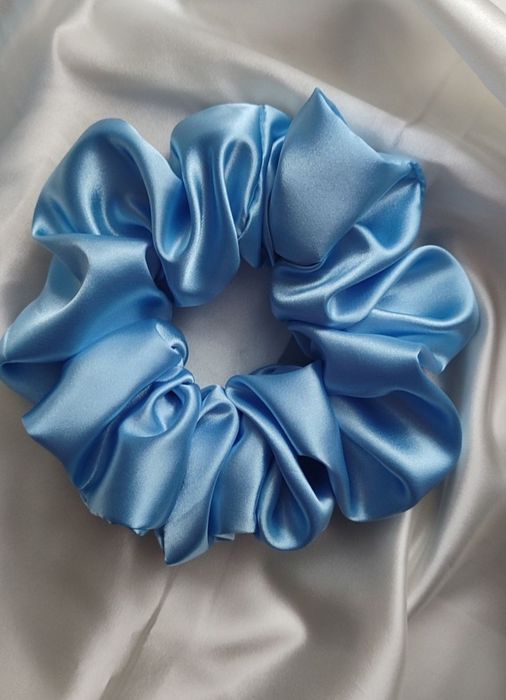 Scrunchie do włosów rozm XL Satyna
