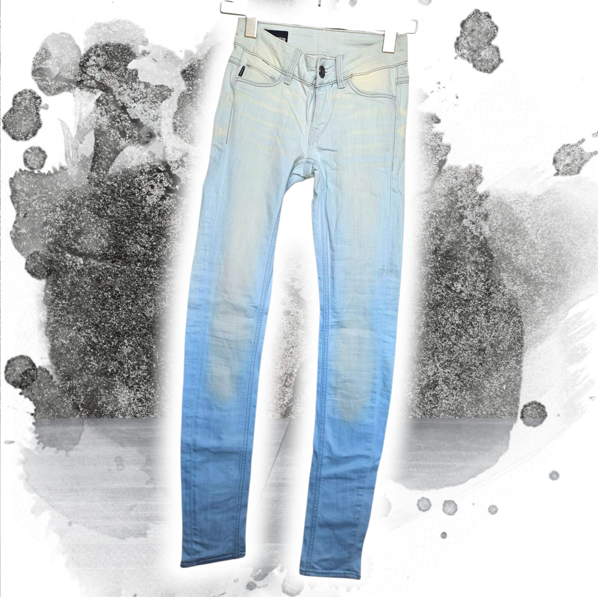 Spodnie jeansowe wycierane slim