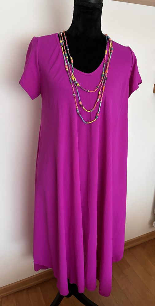 Vestido Fuscia.