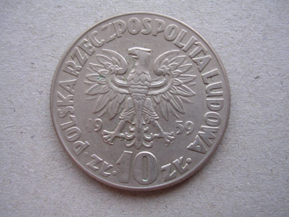 Moneta 10 złotych Kopernik 1959 prl u