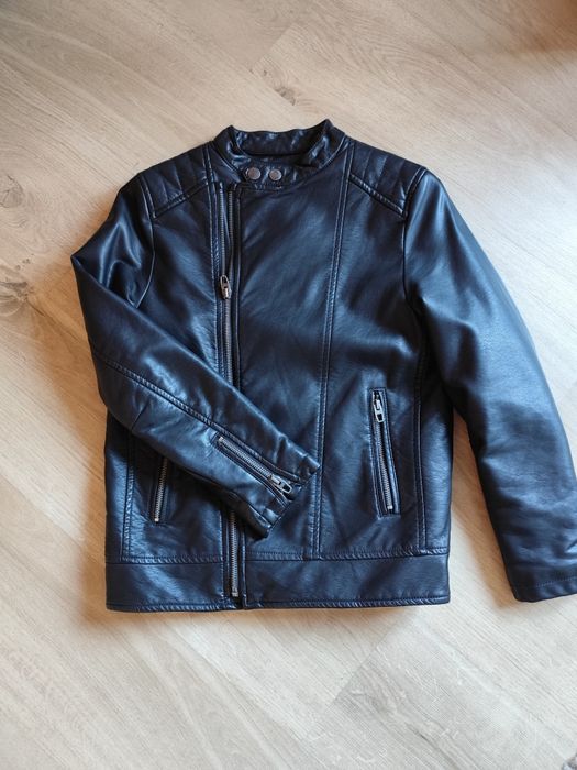 Ramoneska,kurtka skórzana chłopięca Zara boy 140