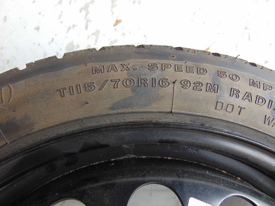 Koło Dojazdowe 115/70R16 Opel Astra H 5x110 gwarancja