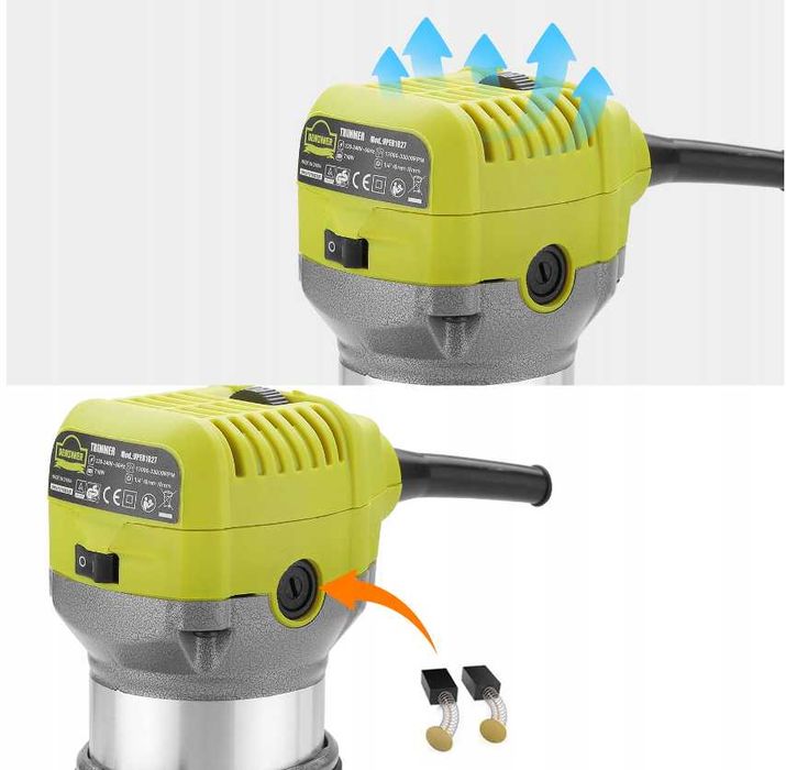 Profesjonalny FREZARKA Górnowrzecionowa DEWINNER 710w Metal (-20%)