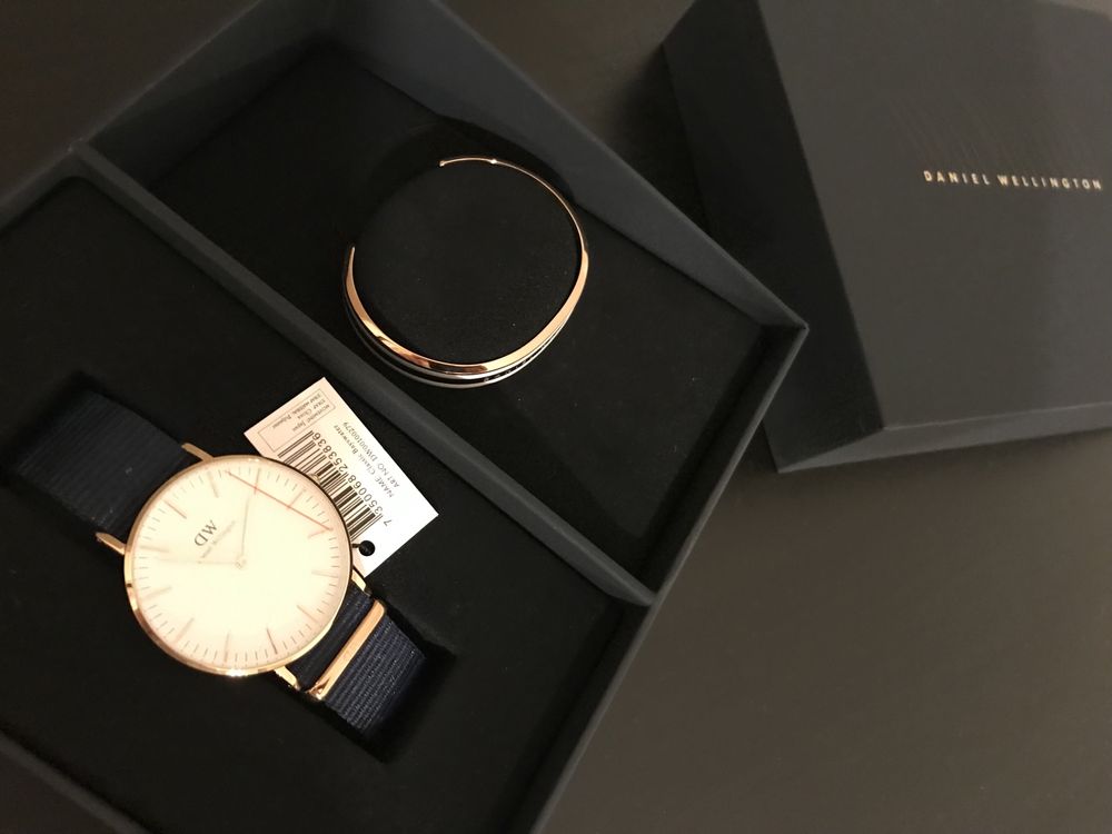 Daniel Wellington zestaw zegarek bransoletka