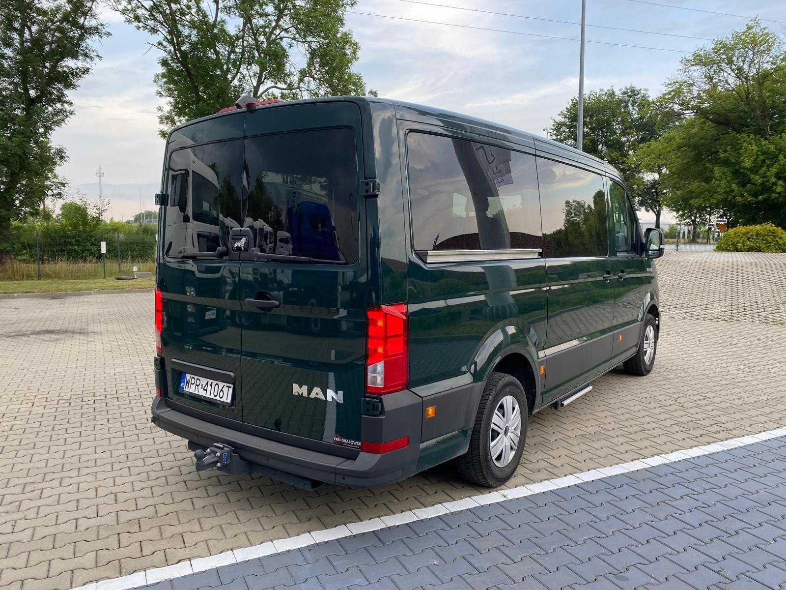 Wynajem Najem Busa Man TGE / VW Crafter 9 osobowy VIP AUTOMAT