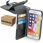 Etui Cellularline Book Agenda iPhone 7 Plus / 8 Plus czarne z kieszonk