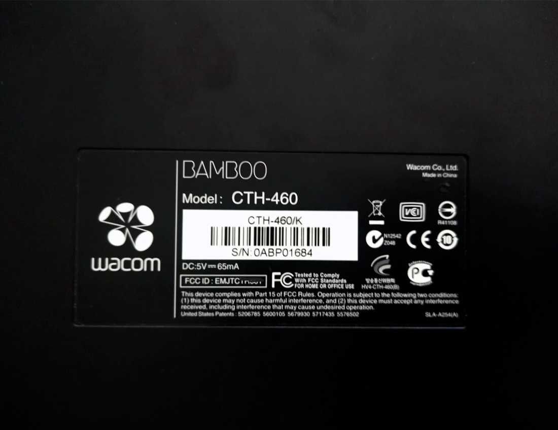 Mesa digitalizadora Wacom Bamboo CTH-460 usb com caneta
