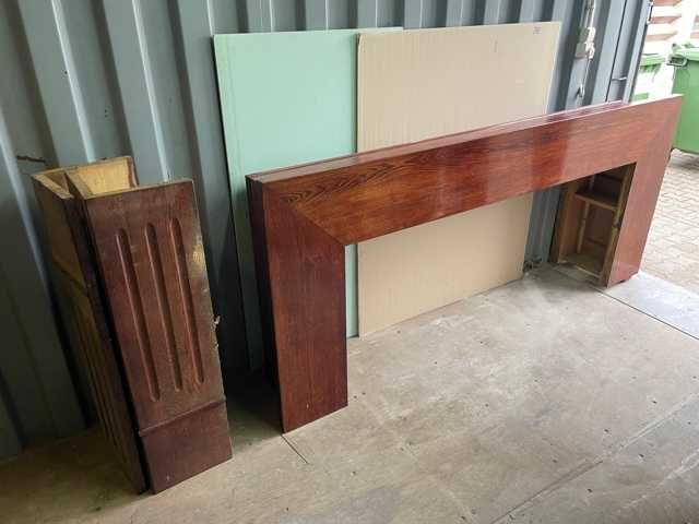 obudowa kominka drewniana