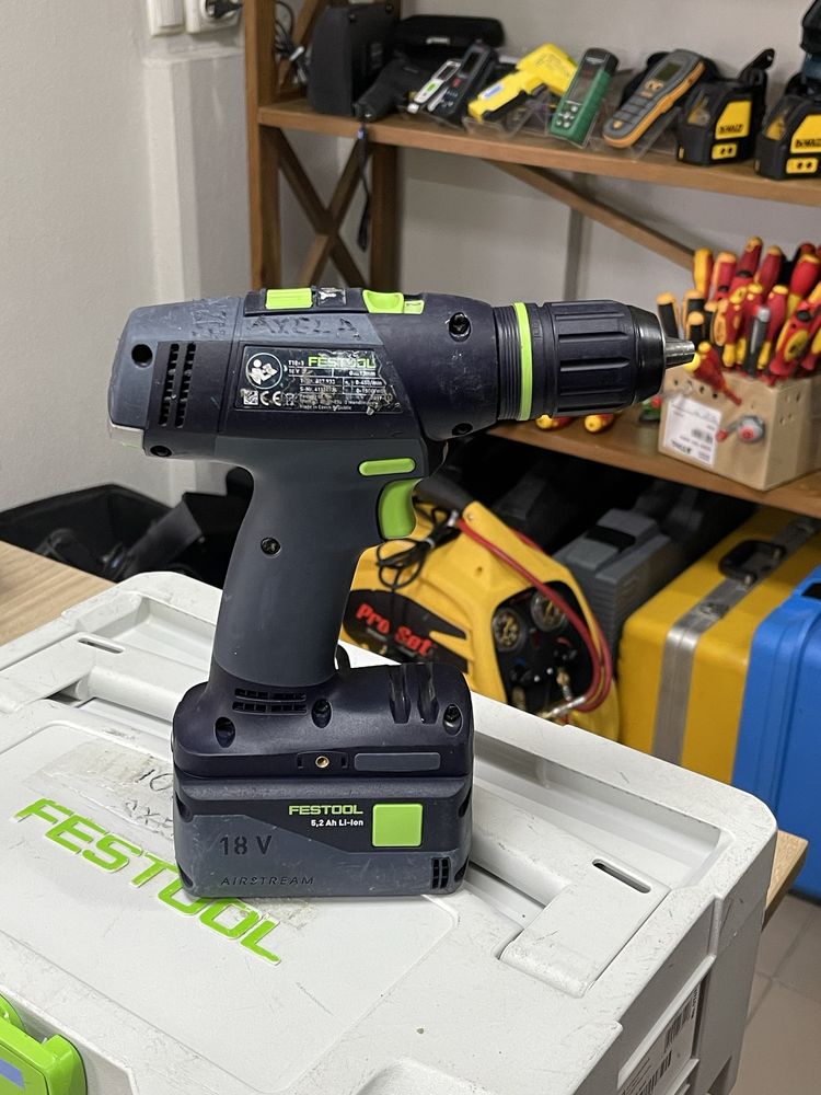 Festool T18+3 / безщітковий шуруповерт Фестул