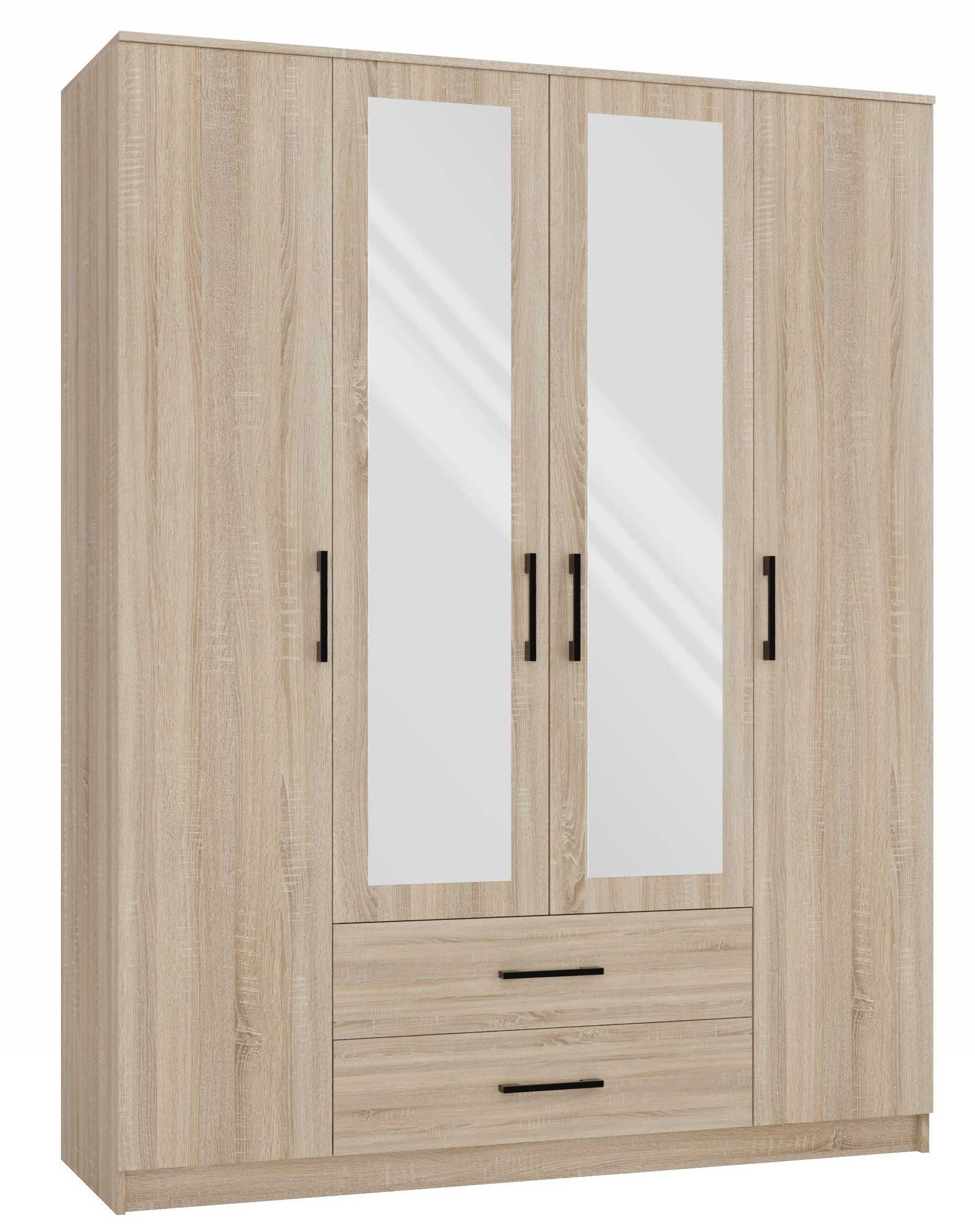 Szafa ROMANA 160 * Drzwi * Lustro * 2 szuflady * 160cm * RÓŻNE KOLORY