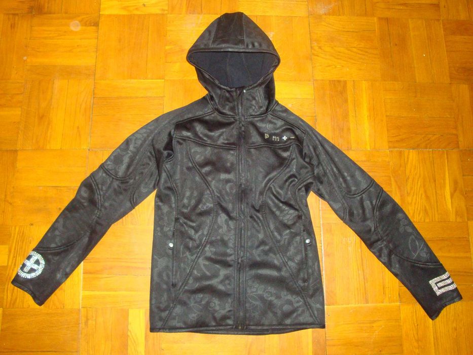 Толстовка / куртка PLUS-MINUS с капюшоном , размер XS-S (36-38 )