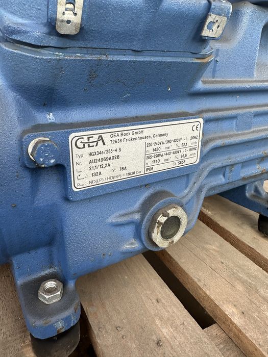 Bock sprężarka półhermetyczna agregat chłodniczy HGX34e 255 GWARANCJA