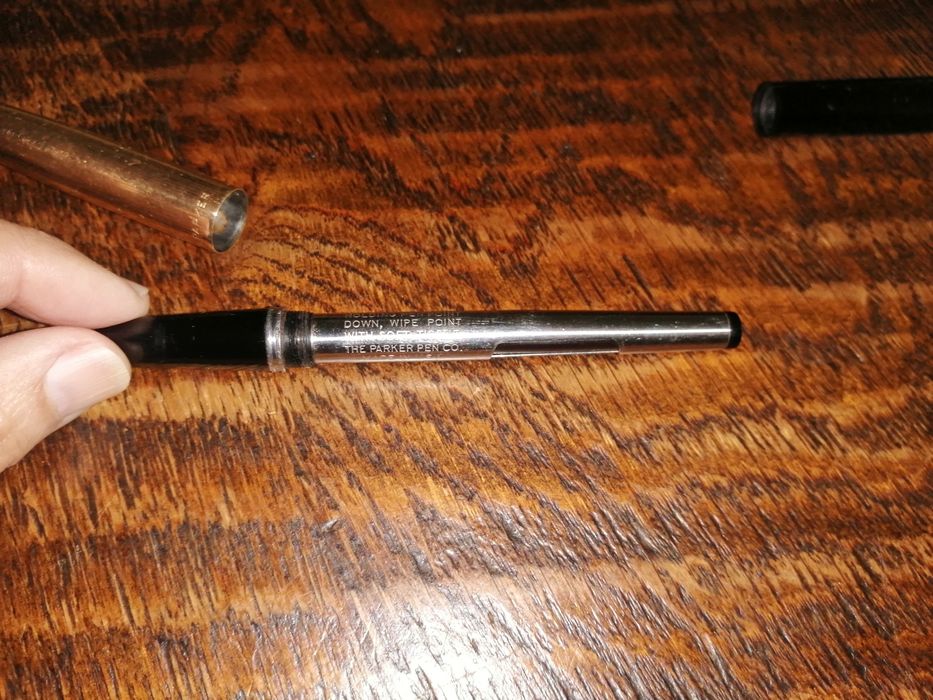 Caneta Parker 51 Dourada vintage