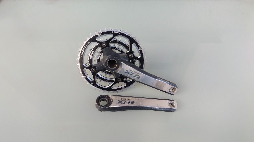 Korby 3x9 Shimano XTR FC-M970 hollowtech II 2 mufa 68/73