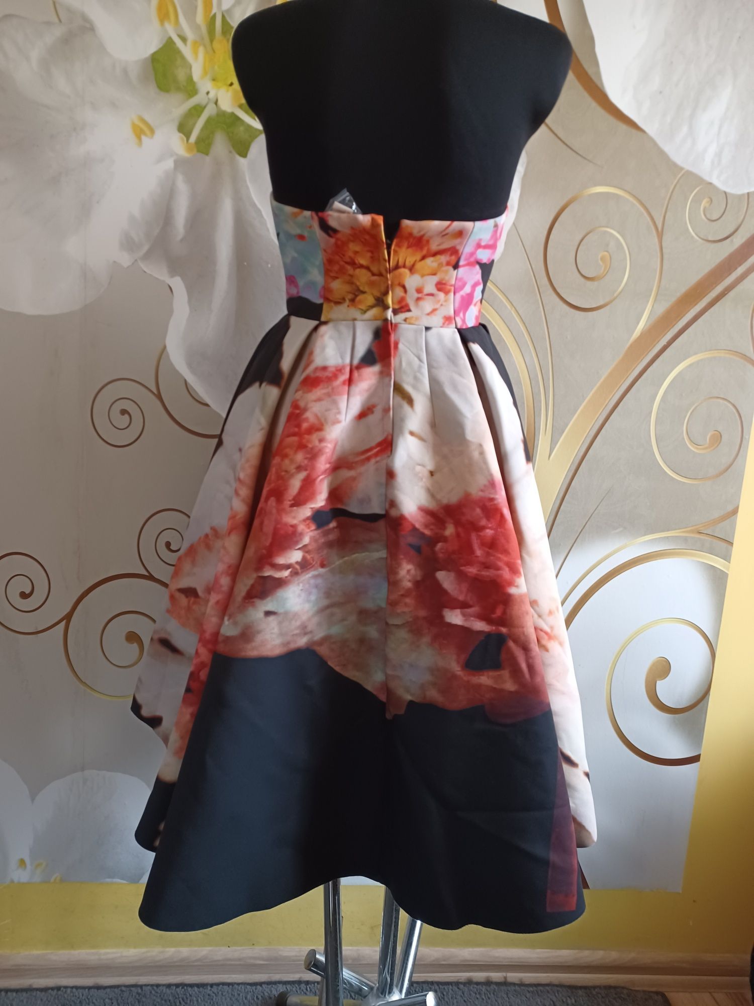 H&M asymetryczna malowana 34