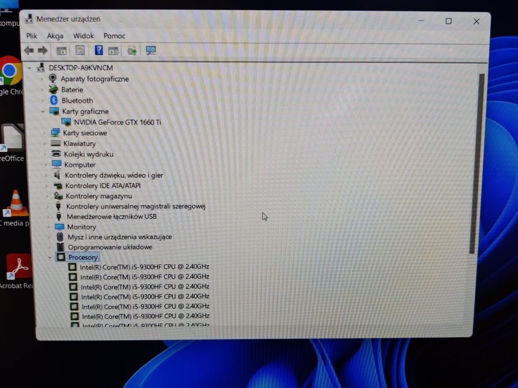 Gamingowy Laptop Lenovo Legion Y540-15IRH SSD 512GB 1660TI I5-9300HF