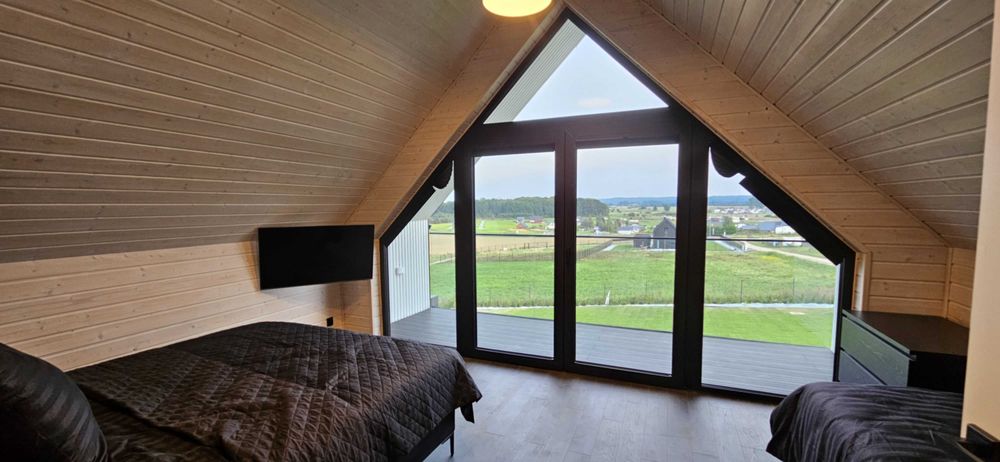 Domek jacuzzi cały rok sauna Święta Sylwester  Rusinowo Jarosławiec