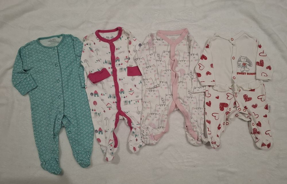 Śpioszki pajace dziewczynka